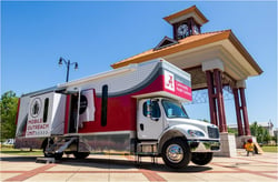 Alabama University mobile COVID-19 screenings