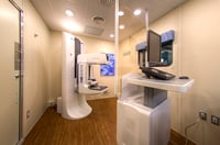 Comfortable mobile mammography units